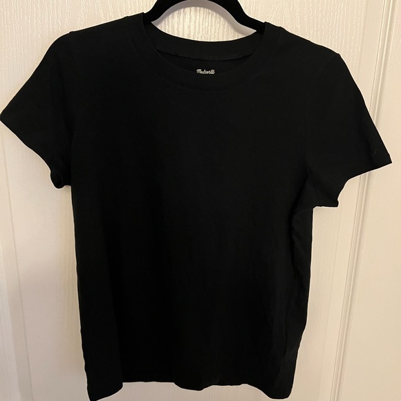 Madewell Black Short Sleeve Tee - Picture 4 of 6